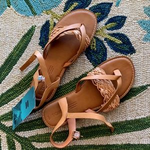 Toms Lexie Sandals Tan NWT Size 7.5